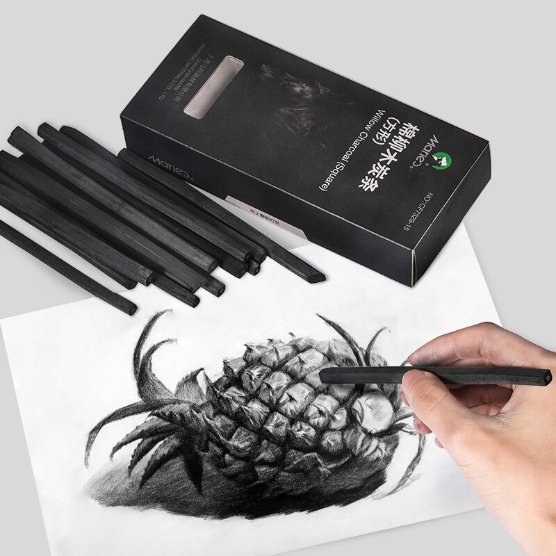 Marie&s Charcoal Pencil Dibujo Profesional 15pcs B ġ   Carboncillos Para Dibujo Lapices Dibujo Profesional